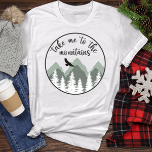 Take Me to the Mountain Heathered Tee