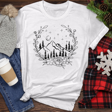 Load image into Gallery viewer, Mountains and Leaves Heathered Tee