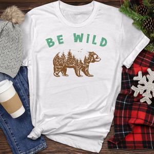 Be Wild Bear Heathered Tee