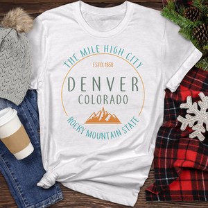 Denver Colorado Heathered Tee