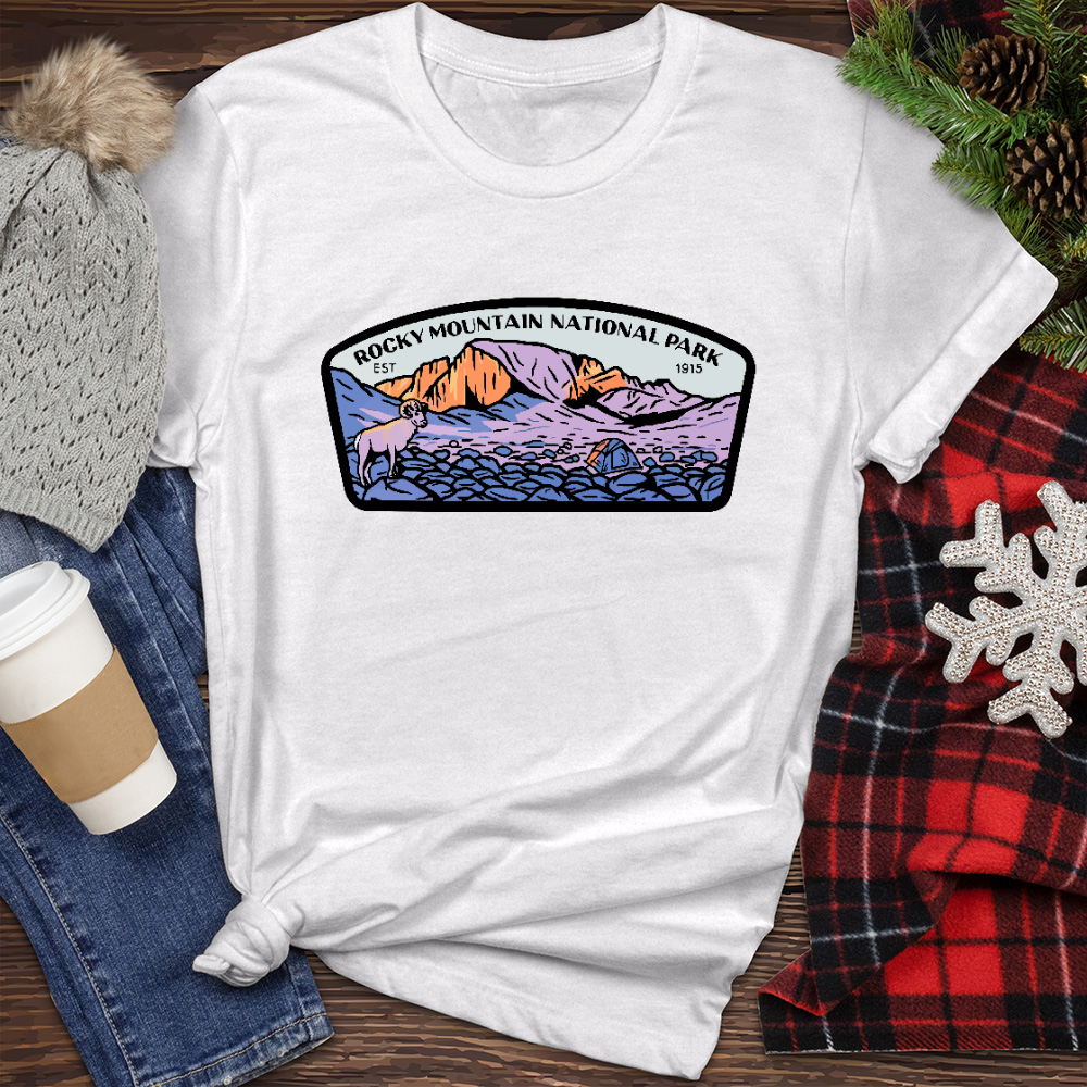 Rocky Mountain 02 Heathered Tee