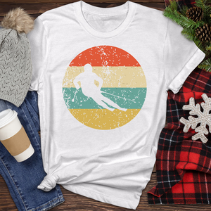 Retro Ski 01 Heathered Tee